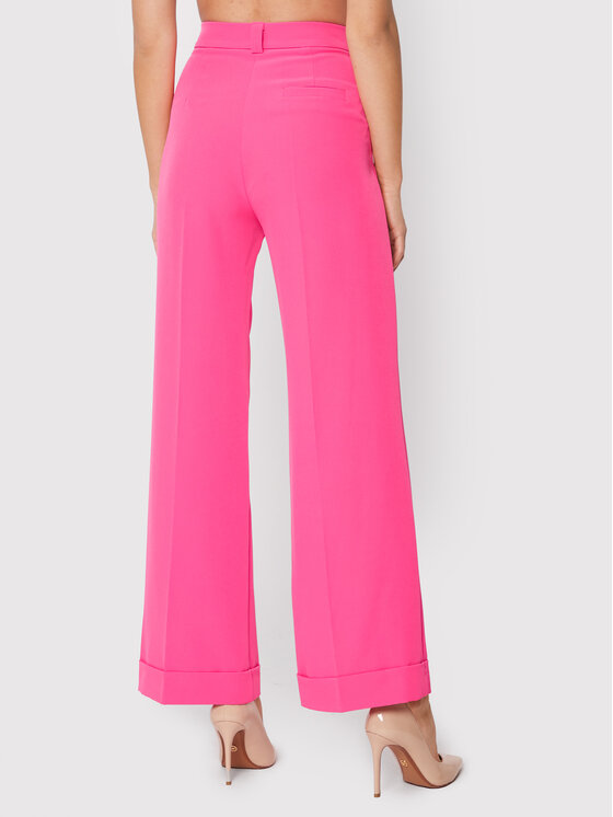 Maryley Maryley Szövet nadrág 22IB511/41FU Rózsaszín Regular Fit