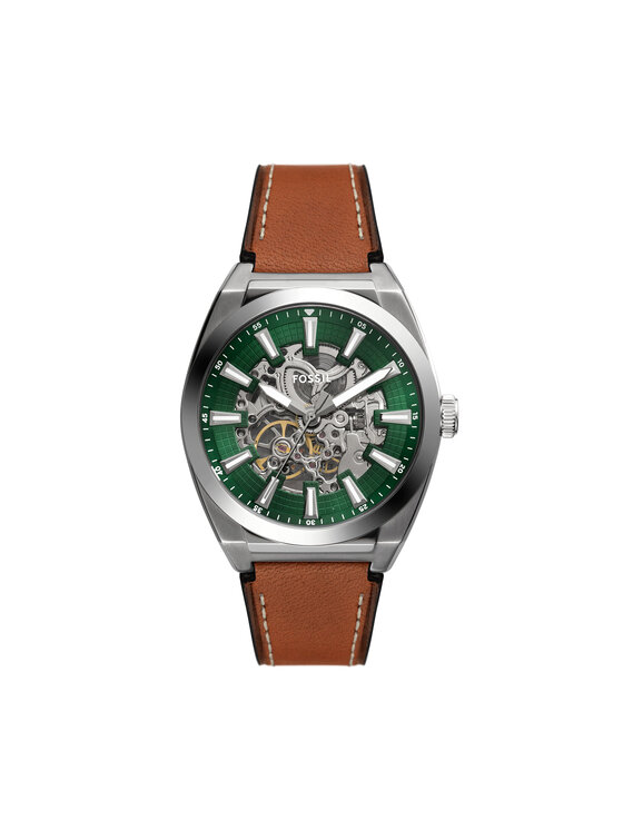 Fossil Montre Everett Skeleton Automatic ME3261 Vert