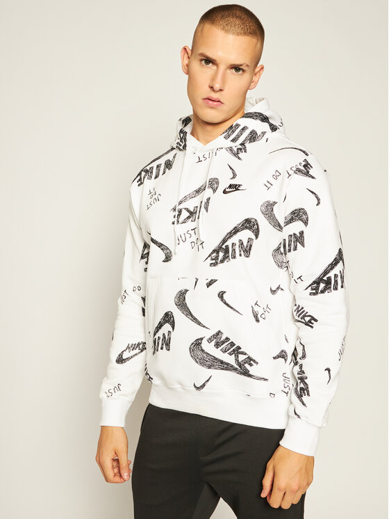 Nike Sweatshirt Sportswear Club CU4341 Blanc Standard Fit Modivo