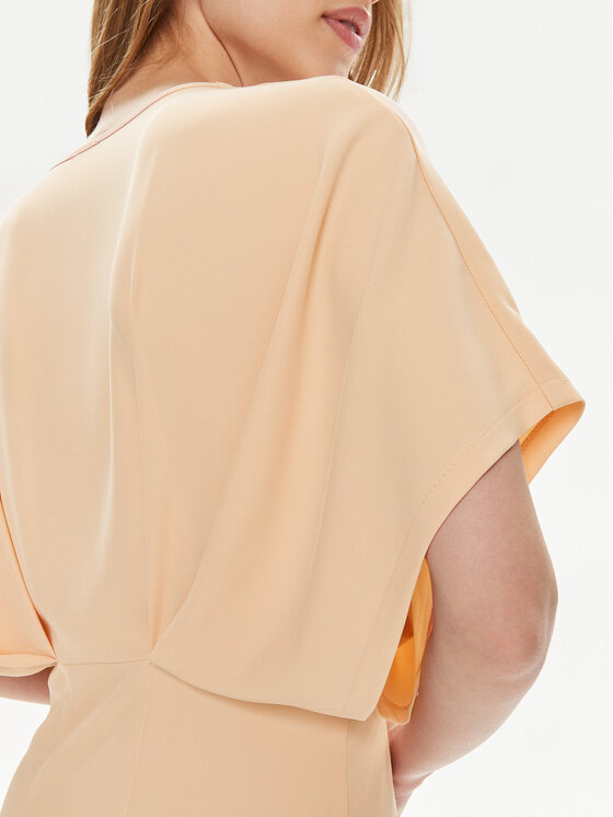 Kontatto Kontatto Coctailkleid ADF203 Orange Regular Fit