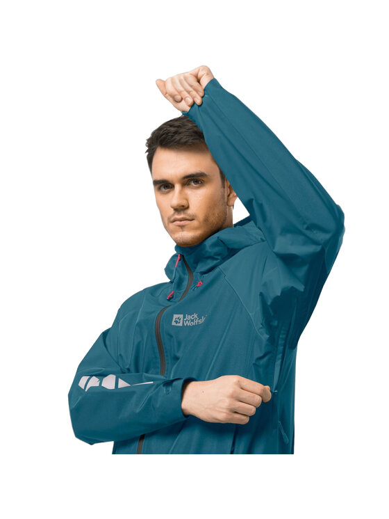 Jack Wolfskin Jack Wolfskin Kurtka przejściowa Jack Wolfskin Morobbia 2l Jkt M Niebieski Regular Fit