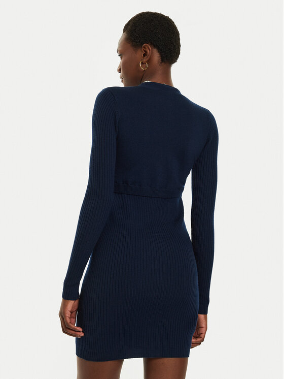PINKO Pinko Kötött ruha Riserva 104017 A15S Sötétkék Regular Fit