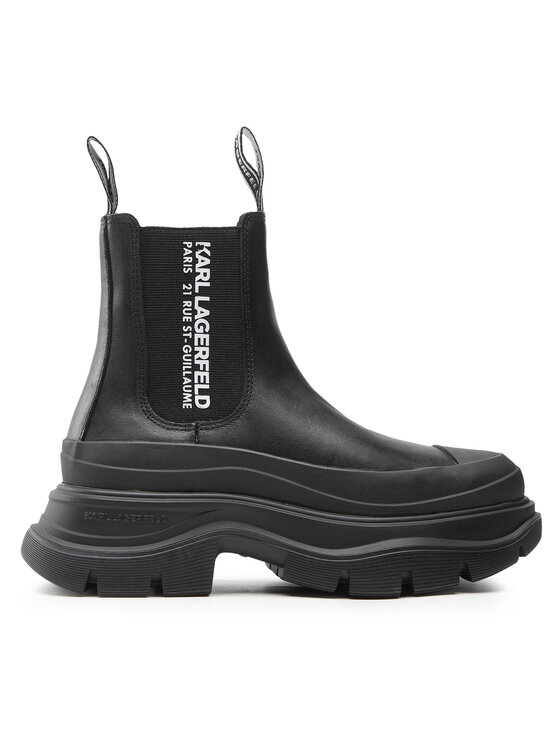 KARL LAGERFELD KARL LAGERFELD Боти тип челси KL42944 Черен