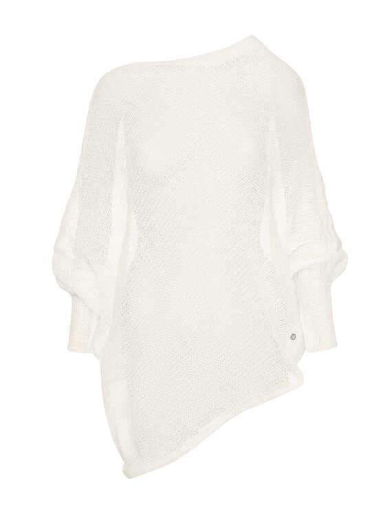 YOU by Tokarska YOU by Tokarska Sweter natalia alpaka Biały Regular Fit