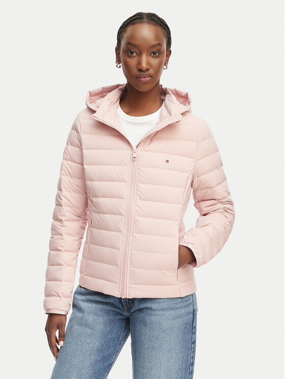 Tommy Hilfiger Tommy Hilfiger Übergangsjacke WW0WW47753 Hellrosa Slim Fit