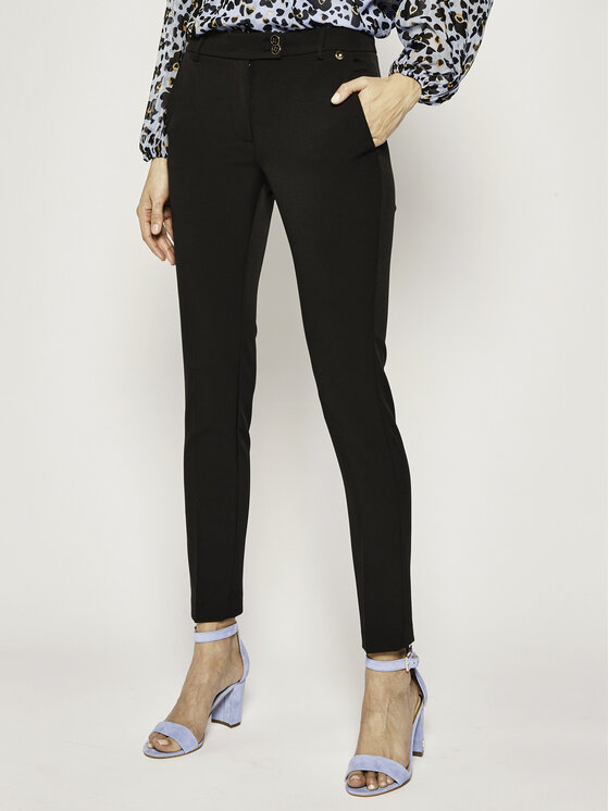 Pantaloni chino PA0064 T7896 Nero Regular Fit