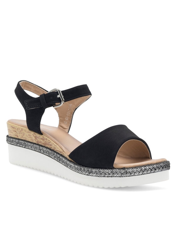 Clara Barson Clara Barson Espadrilles WS2189-15 Fekete