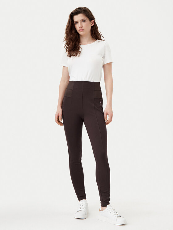 U.S. Polo Assn. U.S. Polo Assn. Leggings WUP0053 Marrone Slim Fit