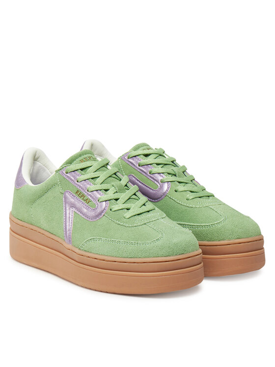 REPLAY REPLAY Sneakersy GWZ6O .000.C0004L Zielony