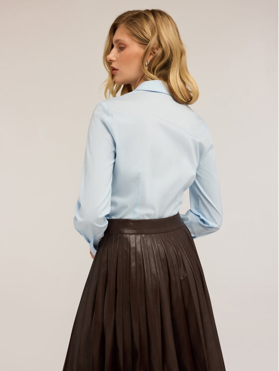 Motivi Motivi Koszula 5326Q000844N004 Turkusowy Slim Fit