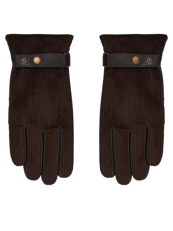Barbour Barbour Pirštinės Nelson MGL0137BR51 Tamsiai ruda