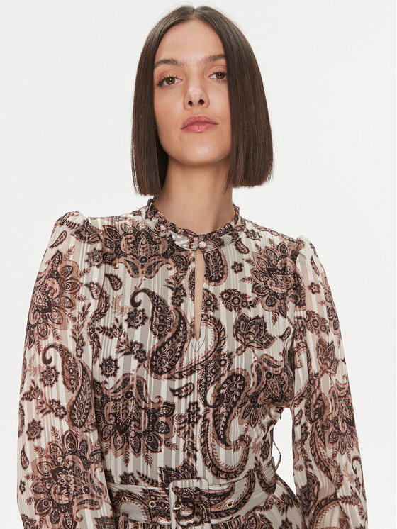 Liu Jo Kleid für den Alltag MF3375 T3686 Beige Regular Fit | Modivo.de