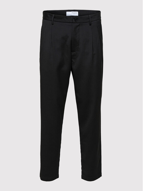 Selected Homme Selected Homme Hlače Ryan 16085392 Crna Slim Fit