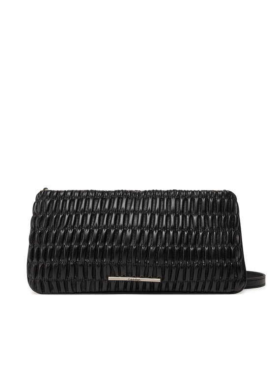 Calvin Klein Jeans Calvin Klein Jeans Torbica Rouched Zip Top Bag LV04K3090G Crna