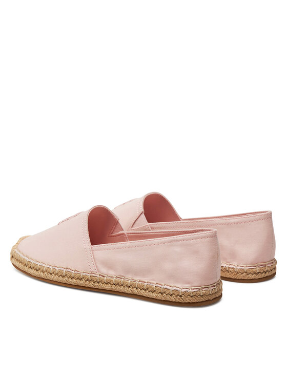 Tommy Hilfiger Tommy Hilfiger Espadrilės Embroidered Flat Espadrille FW0FW07721 Rožinė