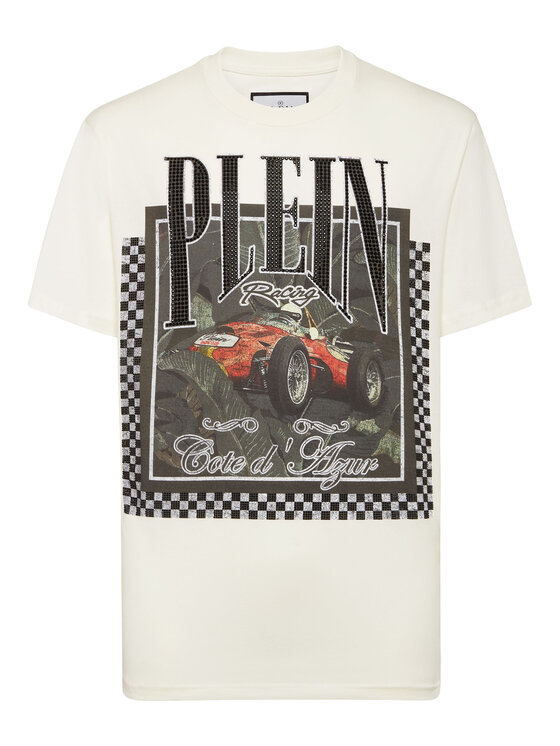PHILIPP PLEIN PHILIPP PLEIN T-Shirt 23589 Biały Regular Fit