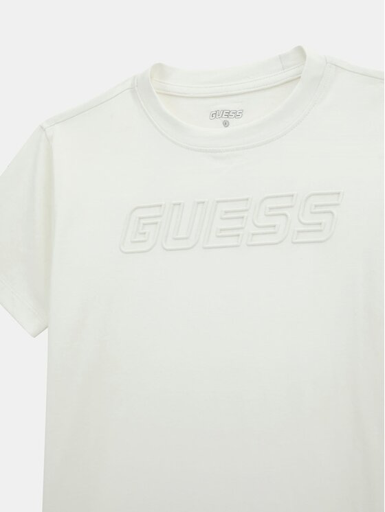Guess Kids Guess Kids T-Shirt 171421 Biały Classic Fit