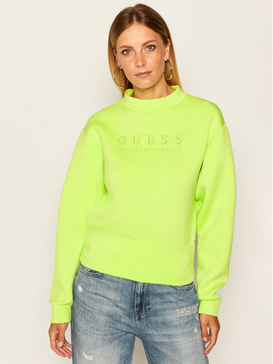 Guess Guess Džemperis Romina W0YQ40 K7UW0 Žalia Regular Fit