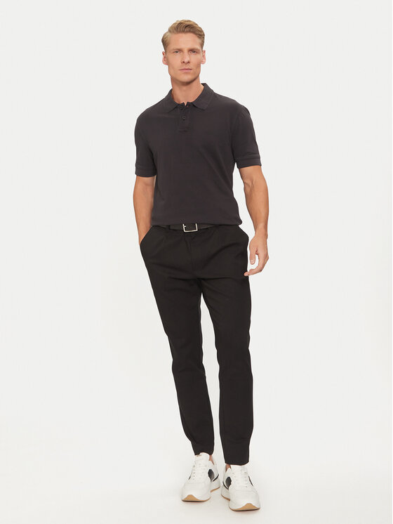 BOSS Boss Polo Prime 50507813 Czarny Regular Fit
