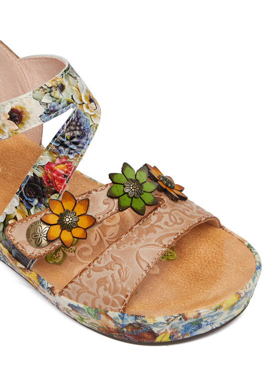 Laura Vita Laura Vita Босоніжки Facdiao 11 Бежевий