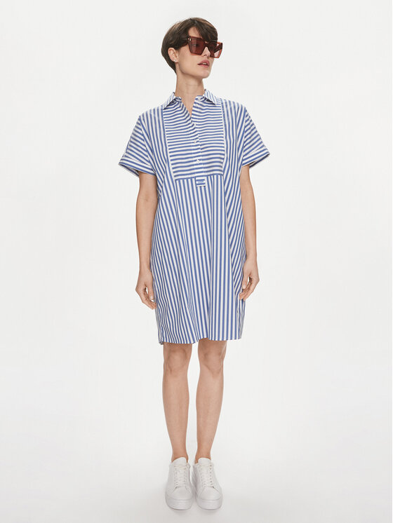 JOOP! JOOP! Rochie tip cămașă 30041716 Albastru Loose Fit