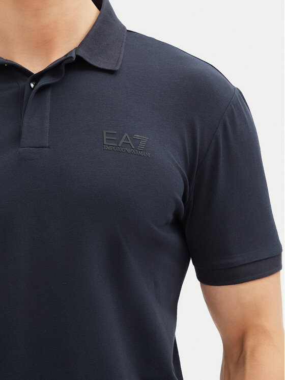 EA7 Emporio Armani EA7 Emporio Armani Polo 7M000228 AF10373 UB102 Granatowy Regular Fit