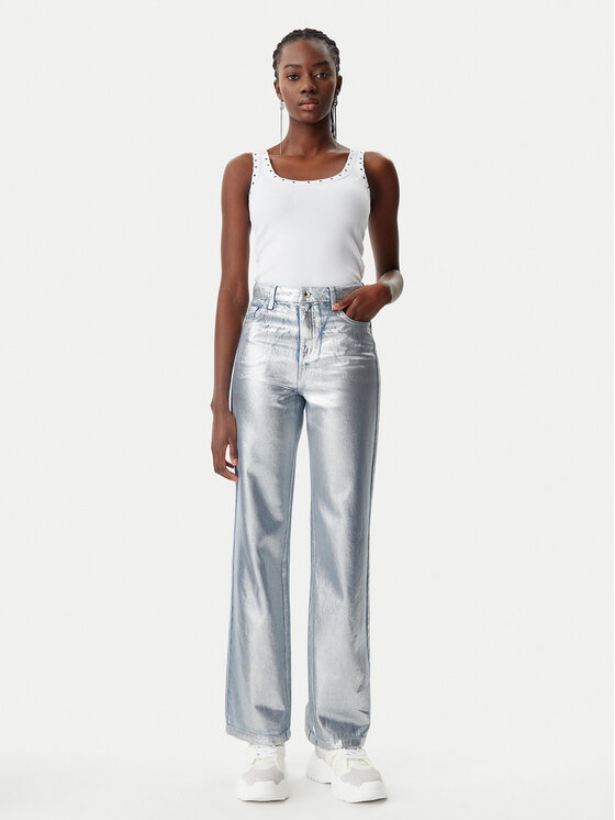 Patrizia Pepe Patrizia Pepe Farmer 8P0487/D095-S709 Kék Regular Fit