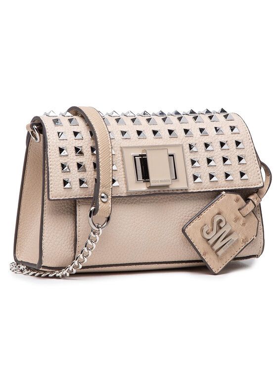 Steve Madden – Tasche aus Webstoff in Beige