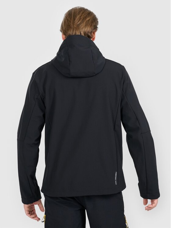 4F 4F Giacca softshell 4FRAW25TSOFM506-20S Nero Regular Fit