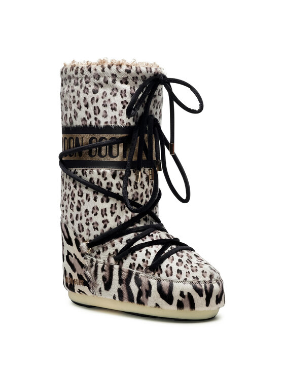 Moon shop boot leopard