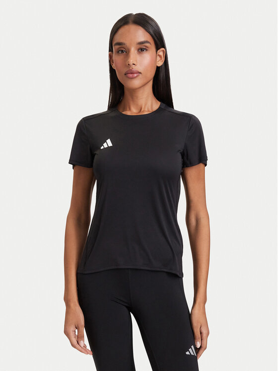 adidas adidas Тениска от техническо трико Adizero Essentials Running IN1172 Черен Slim Fit