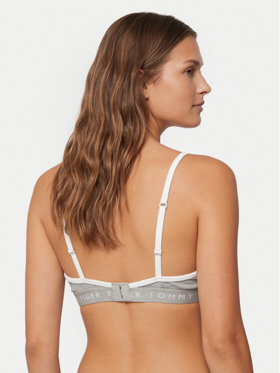 Tommy Hilfiger Tommy Hilfiger Podprsenkový top UW0UW06272 Světle šedá