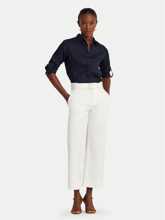 LAUREN RALPH LAUREN Lauren Ralph Lauren Πουκάμισο 200782777003 Σκούρο μπλε Relaxed Fit