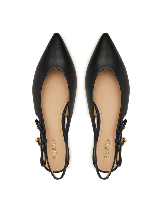 Furla Furla Baleriny Poppy Slingback YM23FPO X30000 CN O6000 Czarny