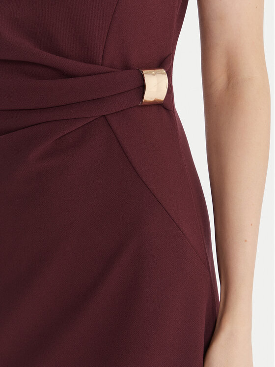Vero Moda Vero Moda Koktejlové šaty Hosanna 10337644 Fialová Slim Fit