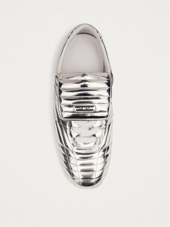 ALOHAS ALOHAS Sneakersy Tb.99 Silver Leather Sneakers Srebrny