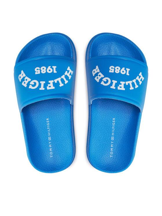 Tommy Hilfiger Tommy Hilfiger Šlepetės Logo Pool Slide T3B0-33457-1172 Mėlyna