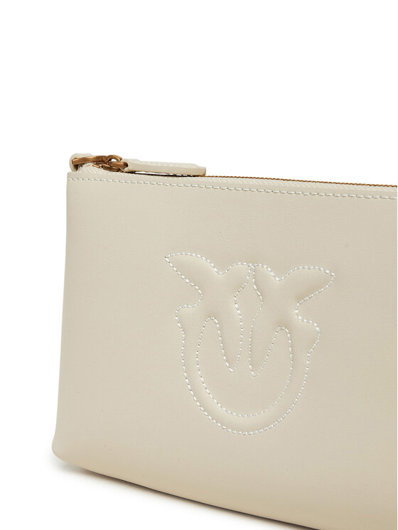PINKO PINKO Torebka Flat Horizontal Mini PE 25 PCPL 104277 A2AN Biały