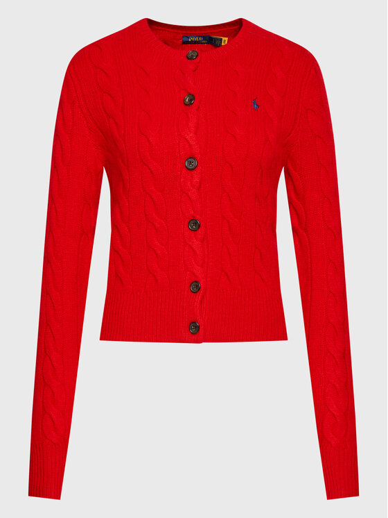Polo Ralph Lauren Polo Ralph Lauren Cardigan 211873373004 Rosso Regular Fit