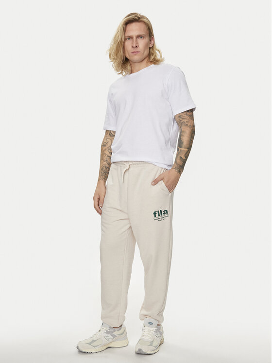 Fila Fila Donji dio trenerke FAM0647 Bež Regular Fit