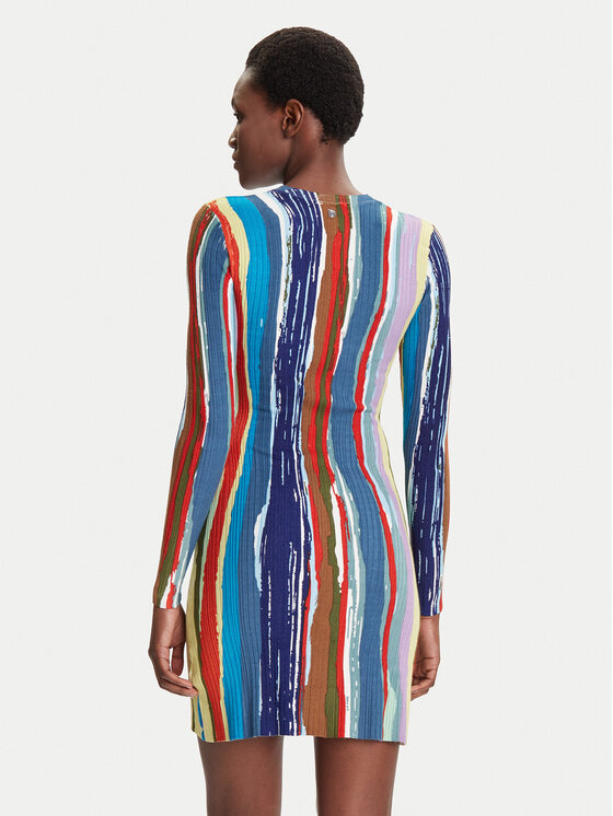 Desigual Desigual Sukienka codzienna Carla 25WWVF07 Kolorowy Slim Fit