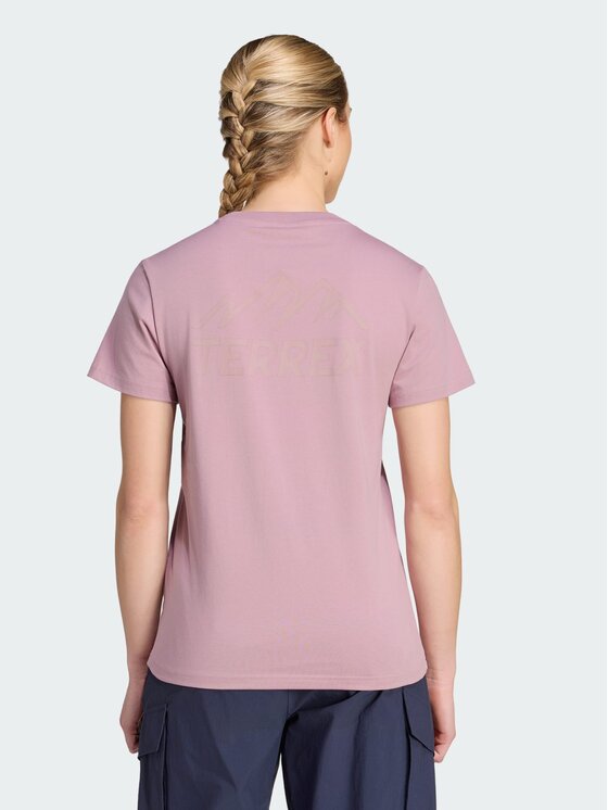 adidas adidas Koszulka techniczna 162453 Fioletowy Regular Fit