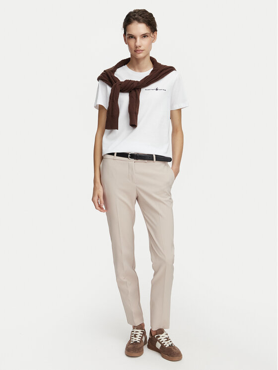 Beverly Hills Polo Club Beverly Hills Polo Club T-shirt P-SS26W-TS085 Bijela Regular Fit