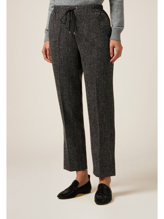 Oltre Oltre Pantaloni di tessuto P00IJ002423N033 Grigio Boy Fit