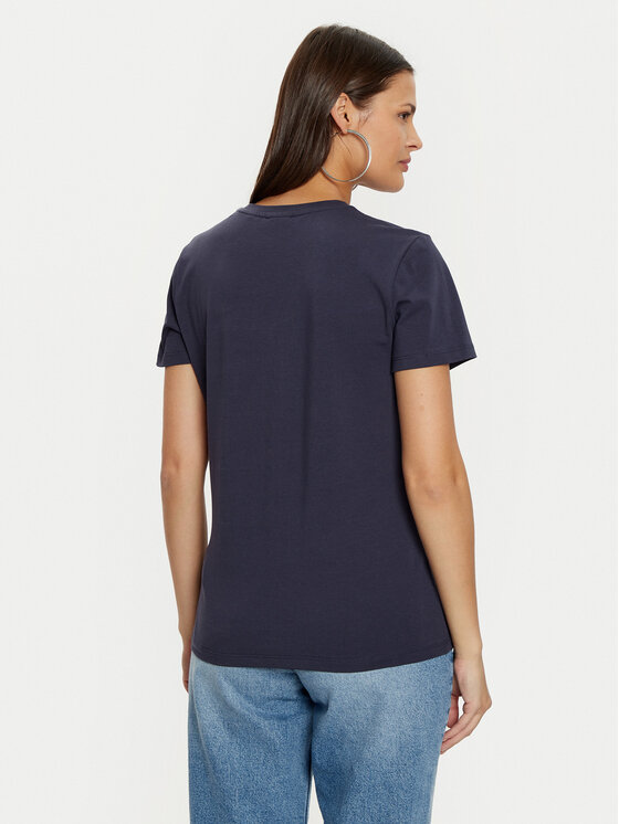 Guess Guess T-krekls V5RI05 J1314 Tumši zils Regular Fit