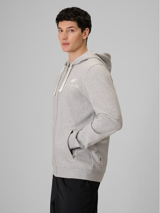 4F 4F Bluza PLAYER Szary jasny Regular Fit