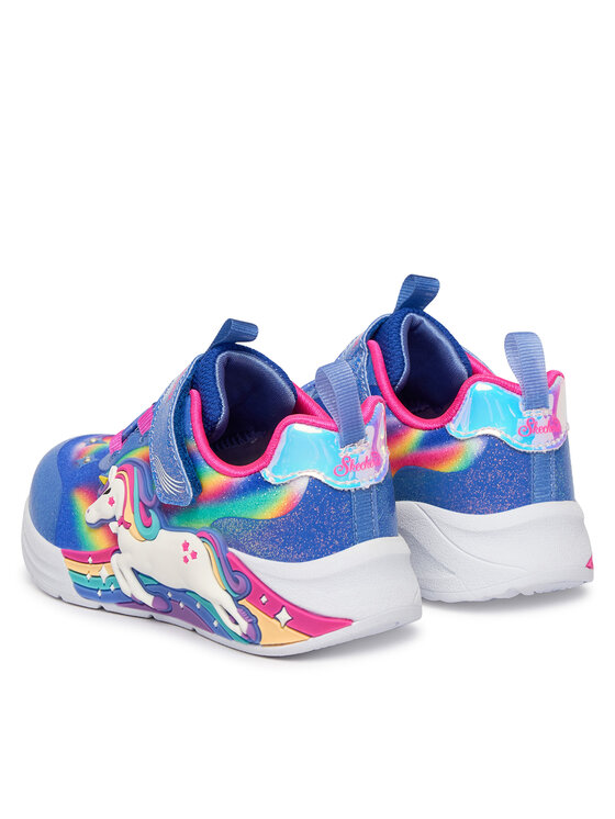 Skechers Skechers Sneakersy S-Lights: Unicorn Chaser 302298N/BLMT Niebieski