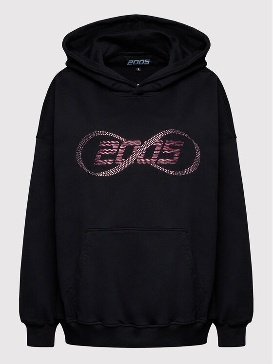 2005 2005 Džemperis Unisex Forever Juoda Regular Fit