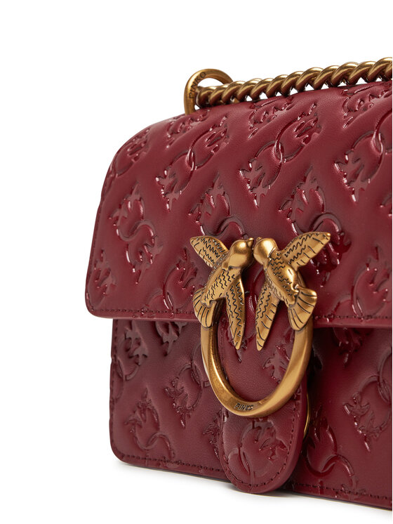 PINKO PINKO Τσάντα Love One Mini Dc 100074 A1YB Y1HQ Μπορντό
