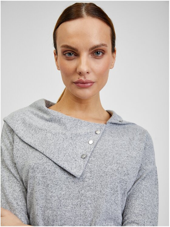 Orsay Orsay Koszula 180202-692000__L Szary Regular Fit